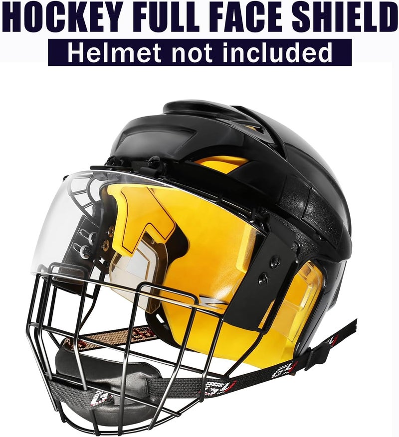 GY Hockey Helmet Cage & Face Shield Protector Combo - Image 5